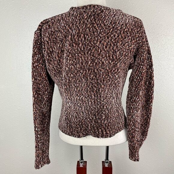 Carolyn Taylor Petite Cropped Long Sleeve Sweater Top EUC - Picture 4 of 6